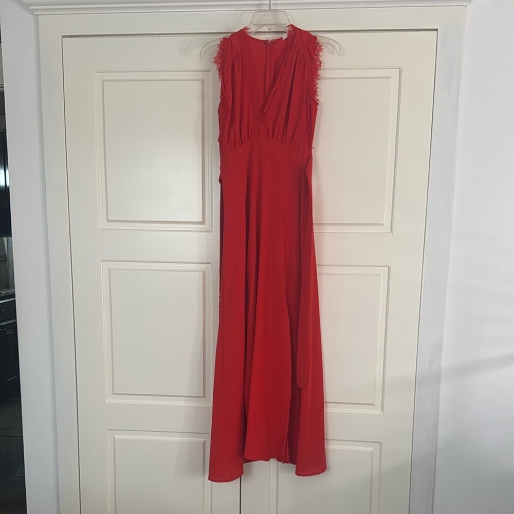 Altar'd State Red Strapless Sundress for Cocktail